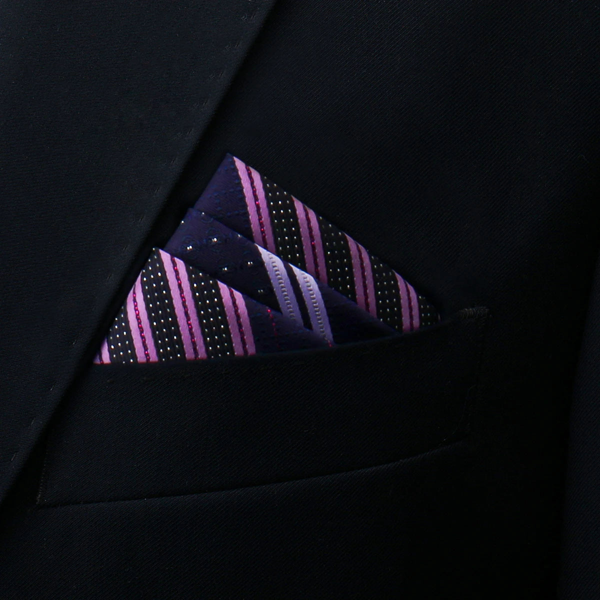 Luxury Men’s Pocket Square Handkerchief. Formal Suit Accessory