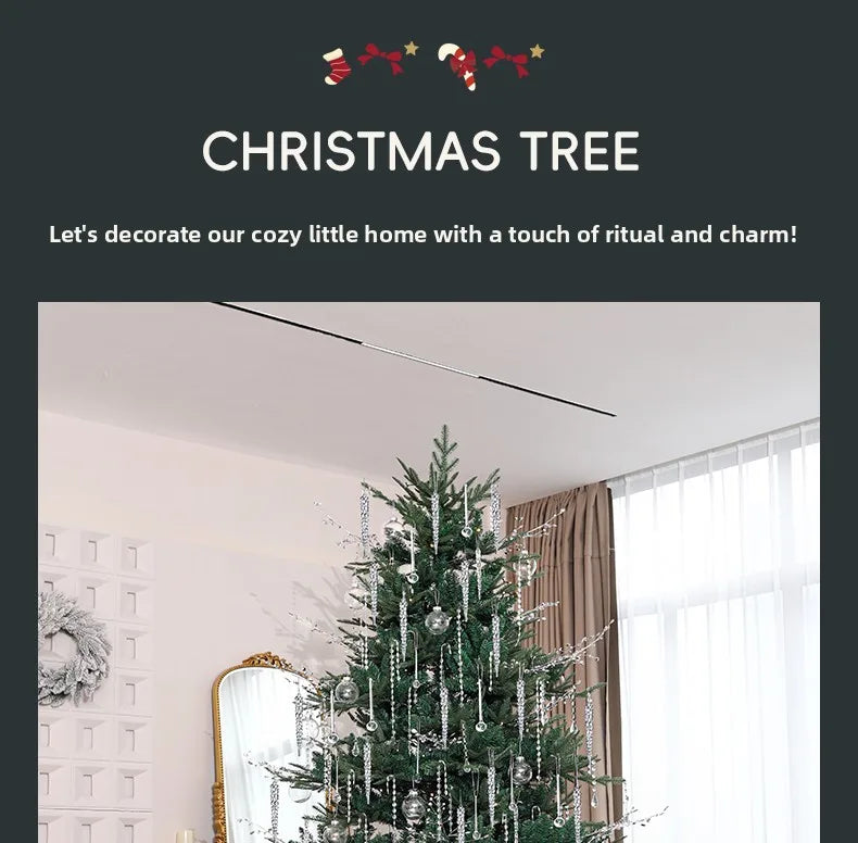 2025 new PE Christmas tree premium sense home living room DIY Christmas decoration Christmas