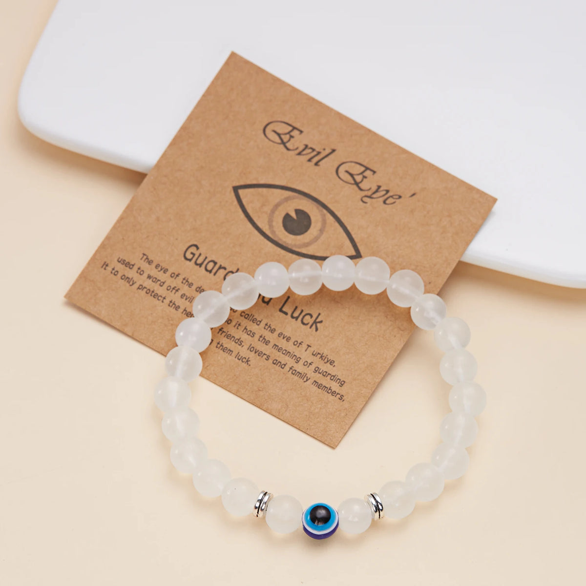 Evil Eye Beaded Bracelet  Multicolor Options