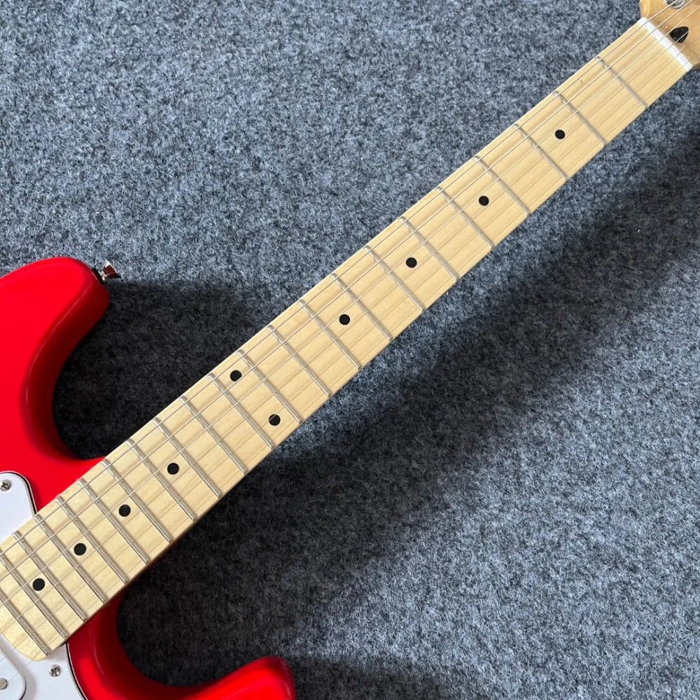 Gloss Red 6-String Electric Guitar with HSS Pickups