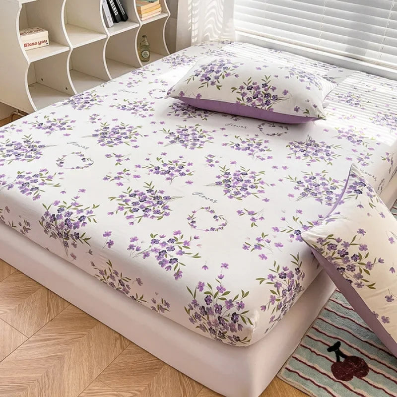 Machine Washable Fitted Mattress Protector. Non-Slip Deep Pocket Mattress Cover