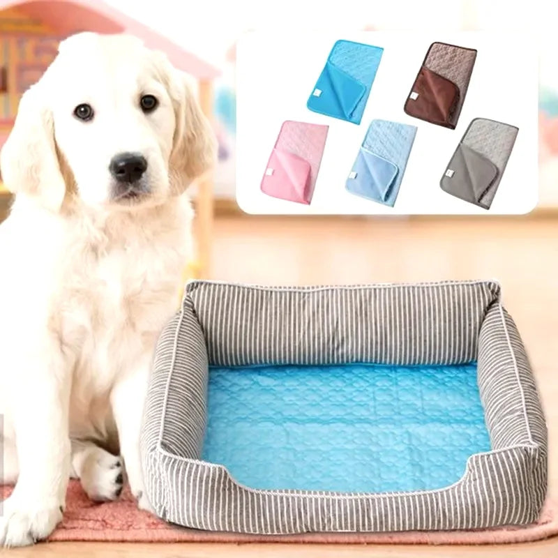 Ultimate Cooling Pet Mat. Breathable Washable Summer Cooling Pad for Dogs & Cats
