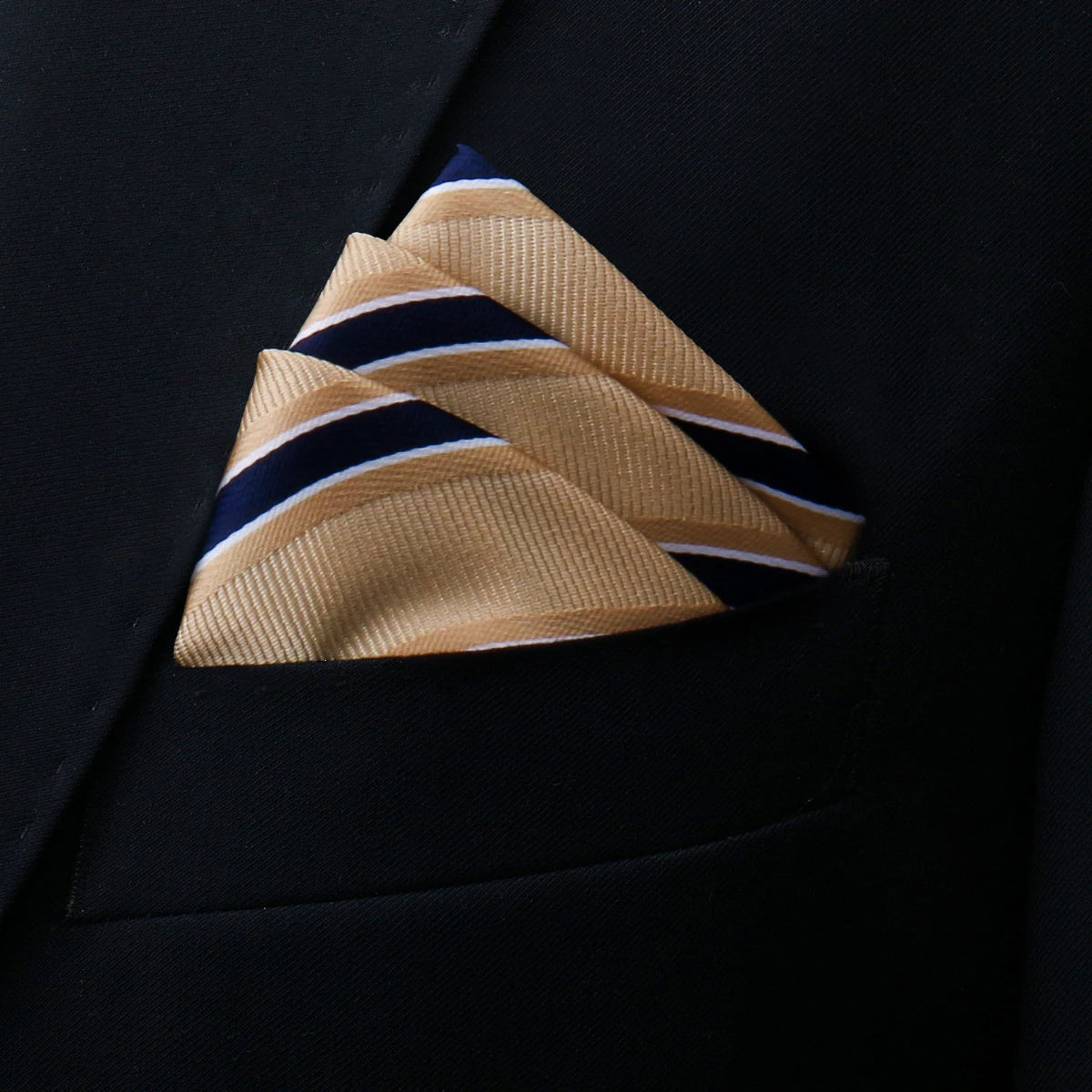 Luxury Men’s Pocket Square Handkerchief. Formal Suit Accessory
