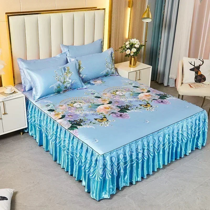 3-Piece Elegant Patterned Bedspread Set