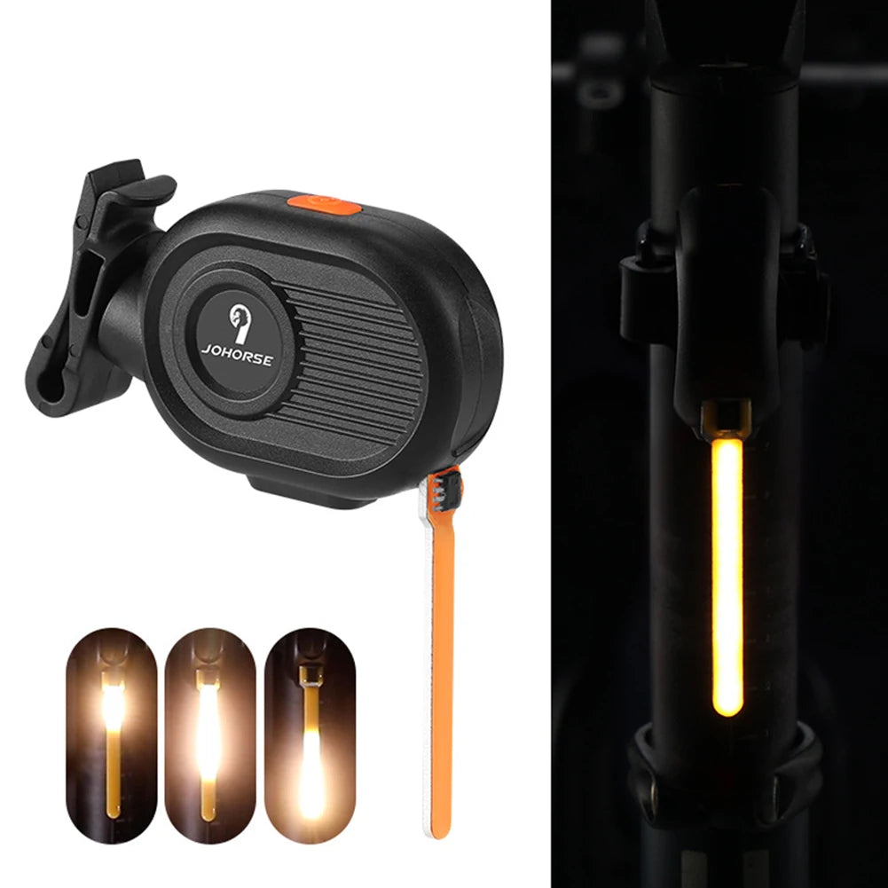 Bicycle Rear Light Running Water Pilot Lights Bicycle Taillights Night Riding Lights Safety Warning Lights Bike
