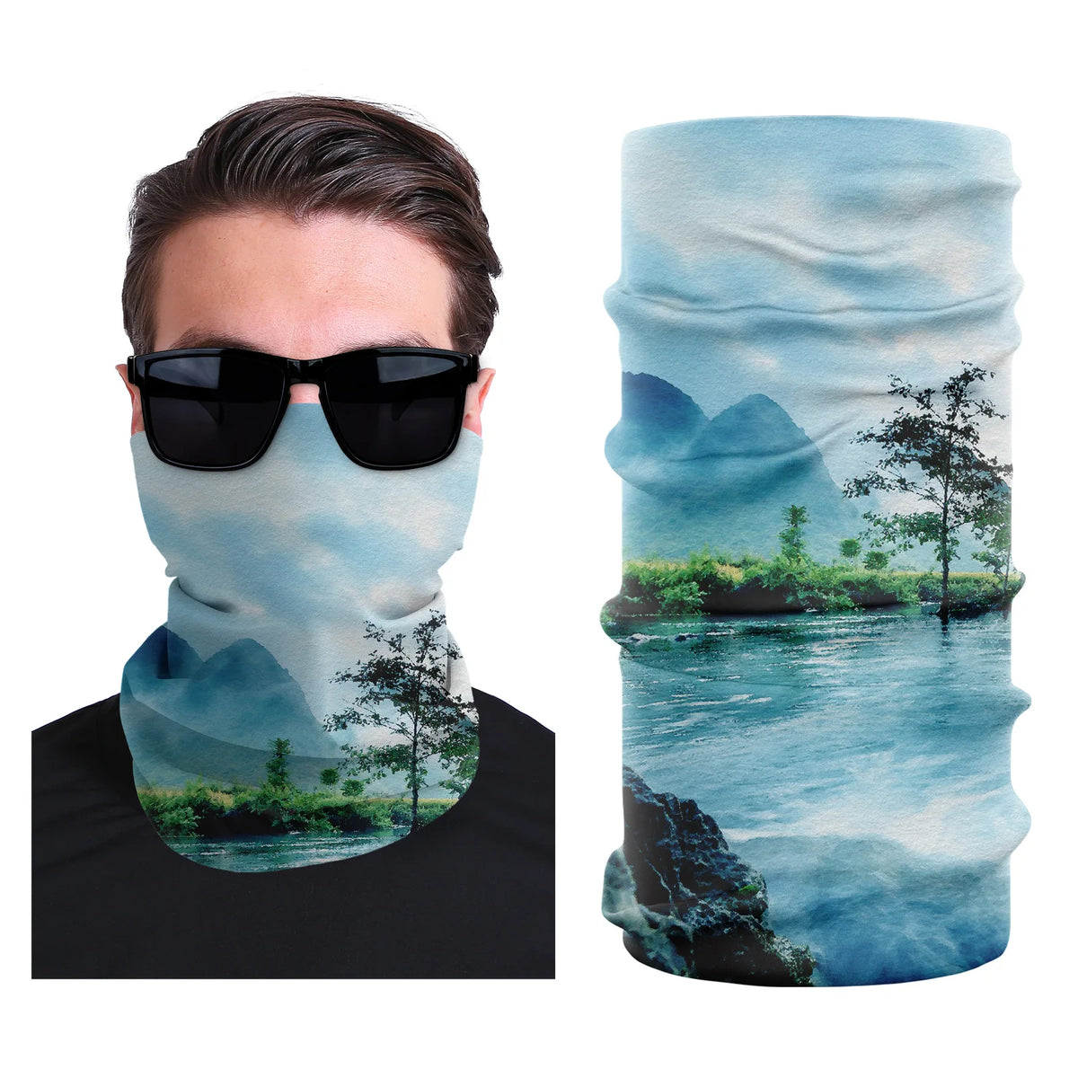 Unisex Multifunctional Neck Gaiter – Outdoor Face Cover Headscarf
