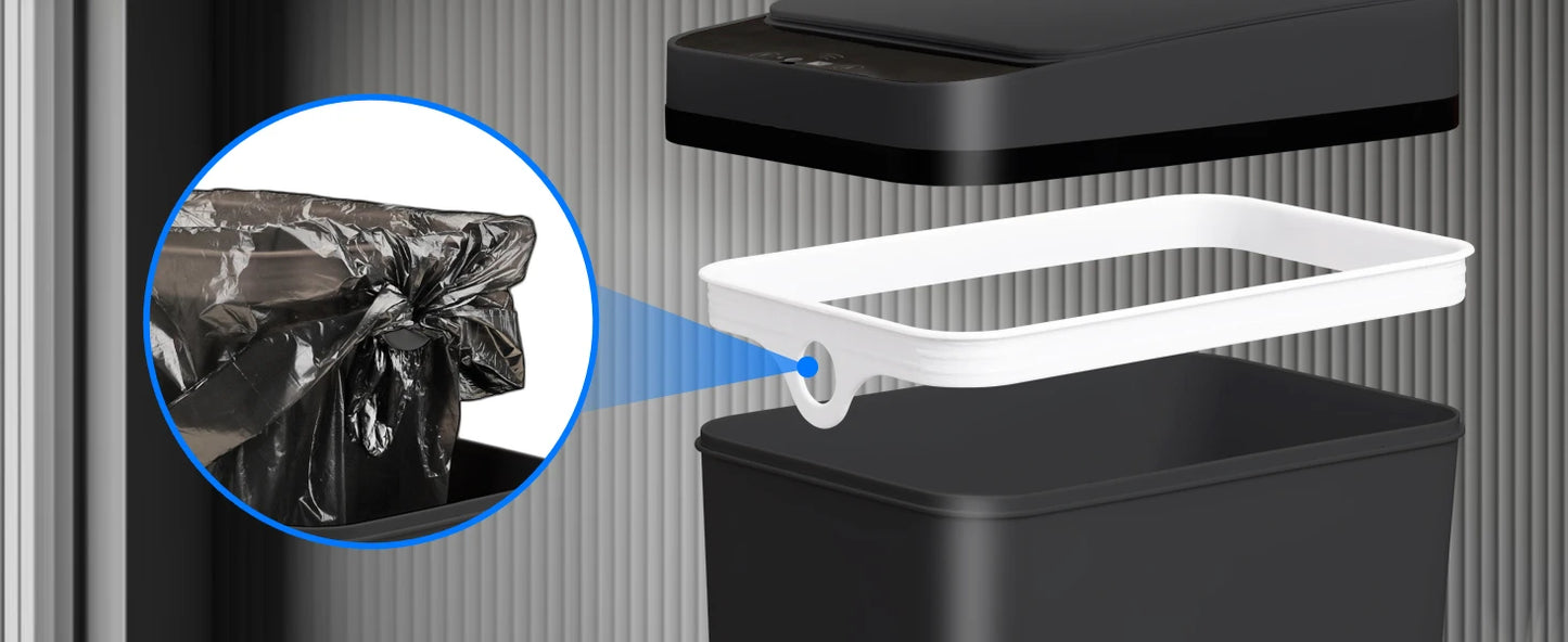 2 Pack Touchless Smart Trash Cans