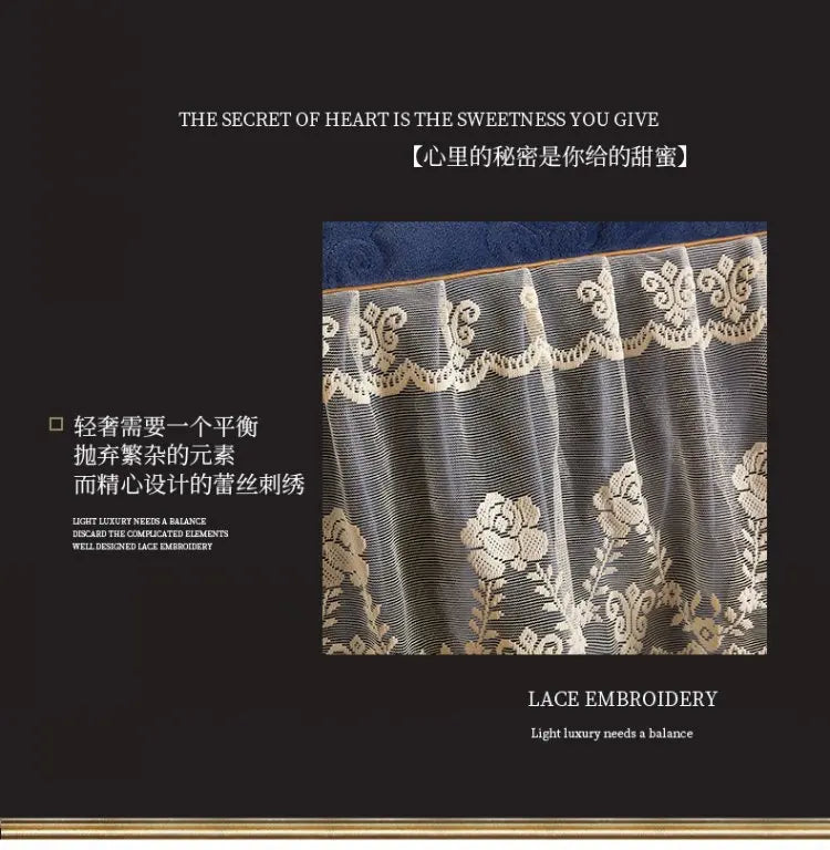 Elegant 3-Piece Lace Fitted Bedspread Set
