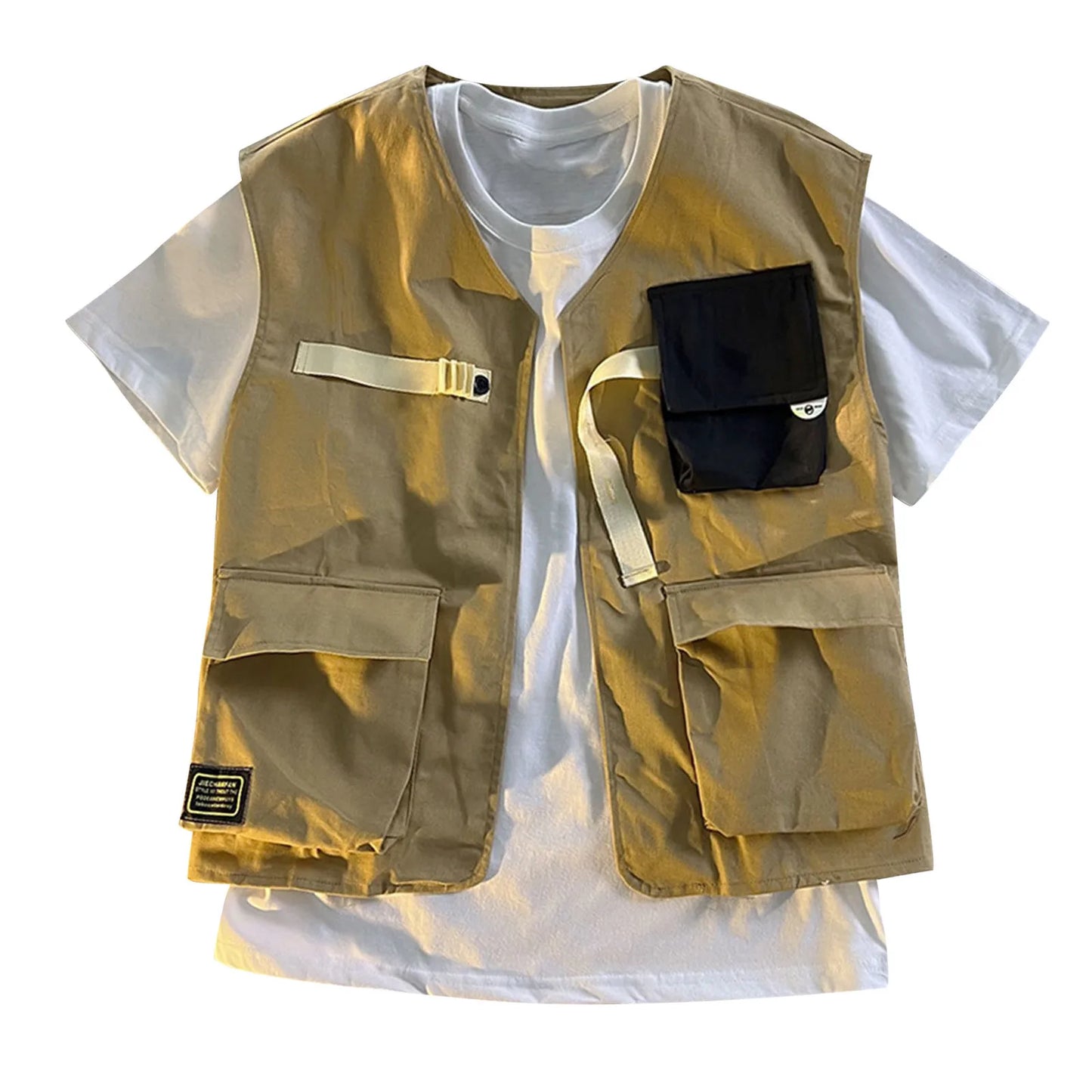 Men’s Tactical Outdoor Utility Vest Jacket Multi Pocket Casual Fashion Vest