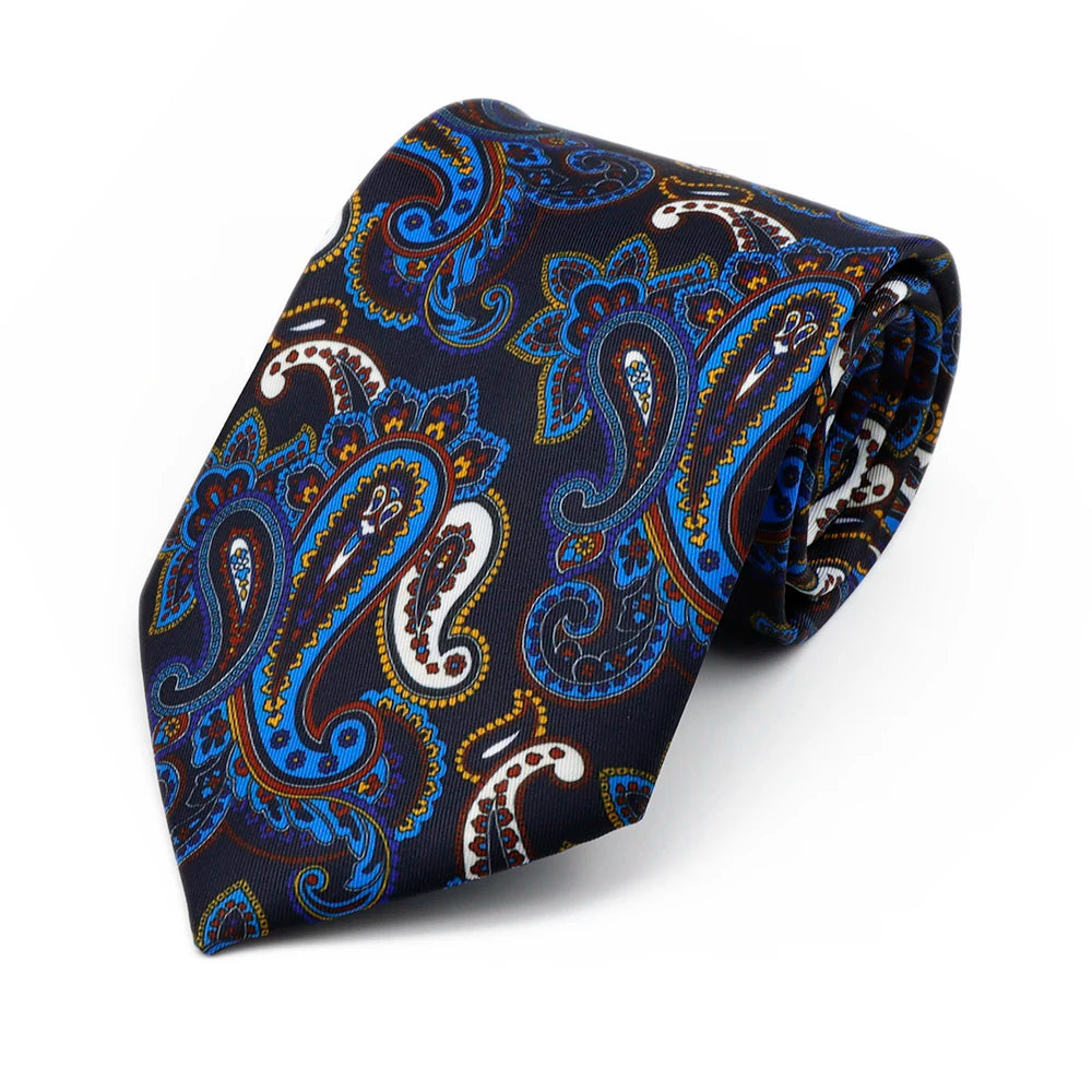 Men’s Luxury Silk Necktie .Classic Business, Wedding & Formal Dress Tie for Men