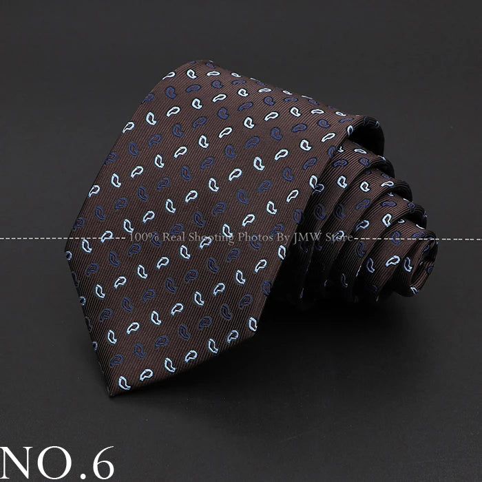Luxury Paisley Men’s Business Necktie . Wedding & Formal Tie