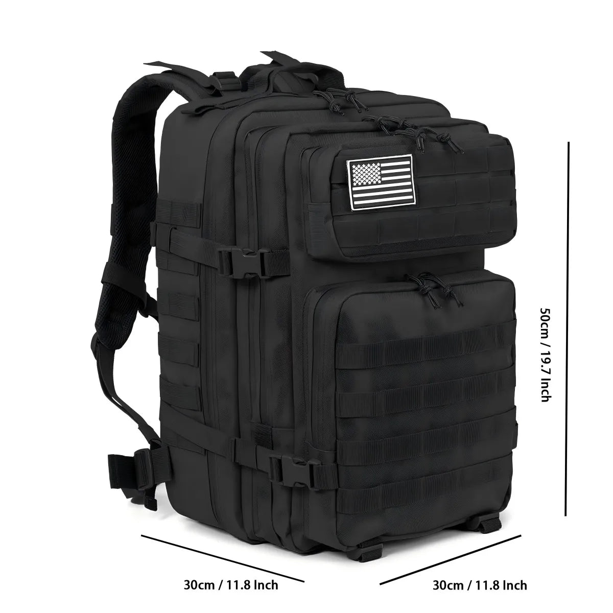 45L Tactical Hiking Backpack – Large Capacity 3-Day Outdoor Adventure Pack