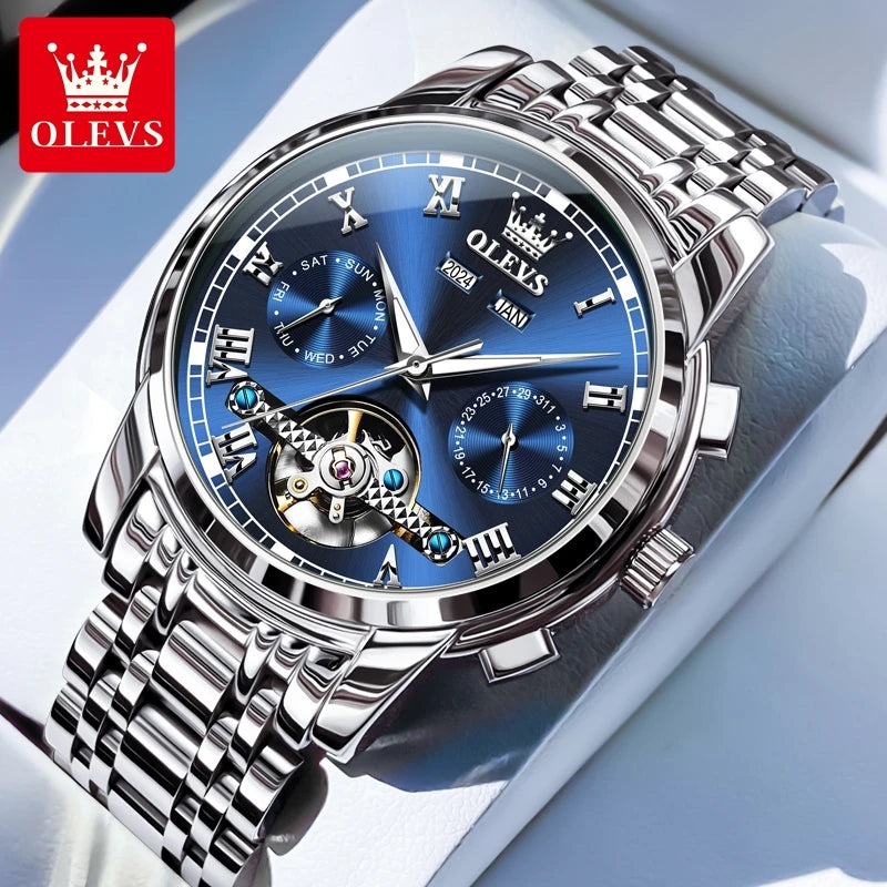 Women’s Luxury Stainless Steel Watch – Elegant Fashion Timepiece.