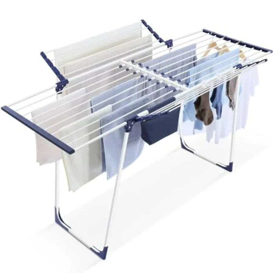 Multi-Tier Foldable Clothes Drying Rack for Indoor & Outdoor Laundry, Towels & Delicate Clothing
