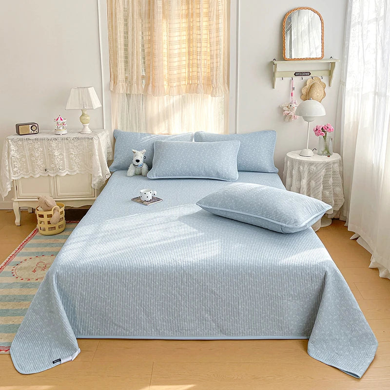 100% Cotton Thickened Bedspread & Cover Set