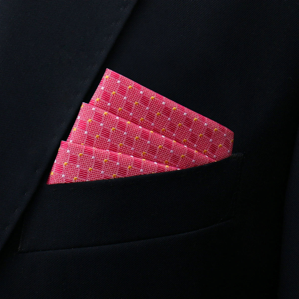 Luxury Men’s Pocket Square Handkerchief. Formal Suit Accessory