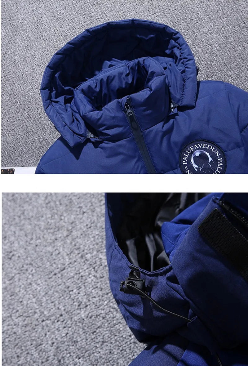 Men’s Extreme Cold Weather Duck Down Parka Jacket