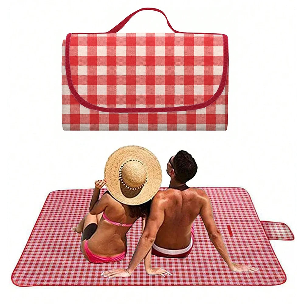 Waterproof Picnic Blanket .Extra Large Beach & Camping Mat (150x200cm)