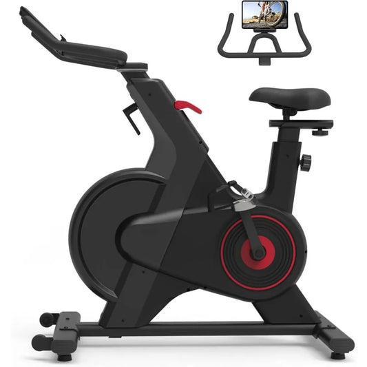 Exercise Bike, Stationary Bicycle, Indoor Cycling Bike/Magnetic Stationary Bike - Fitness Stationary Bicycle Machine with Comfo