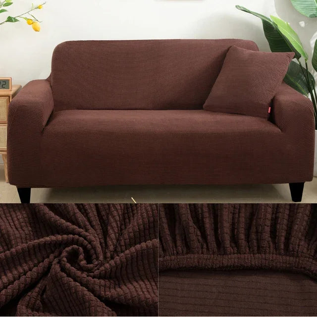 Jacquard Stretch Couch Cover Universal Sofa Covers Dog Cat Pets Friendly Washable Furniture Protector Fitted Sofa Slipcovers