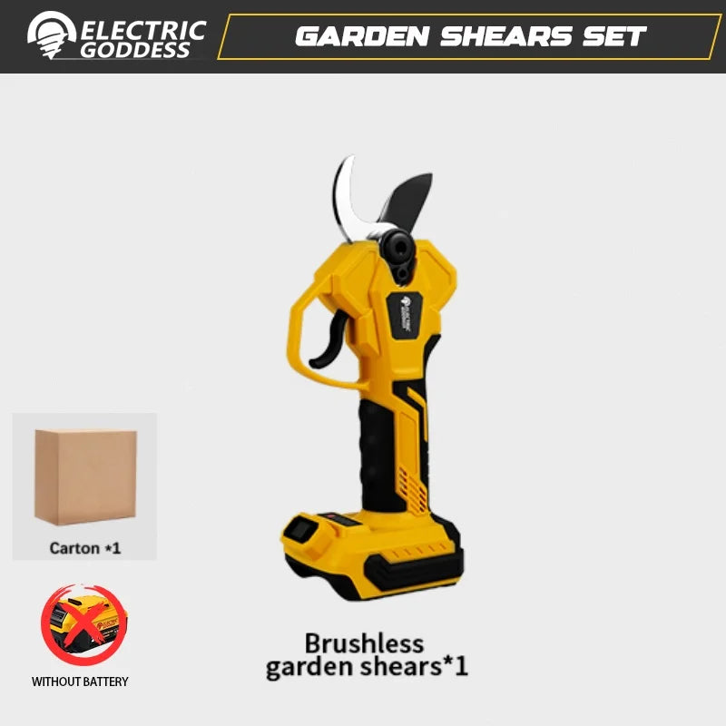 Brushless Cordless Pruning Set. Chainsaw, Electric Shears & Telescoping Pole