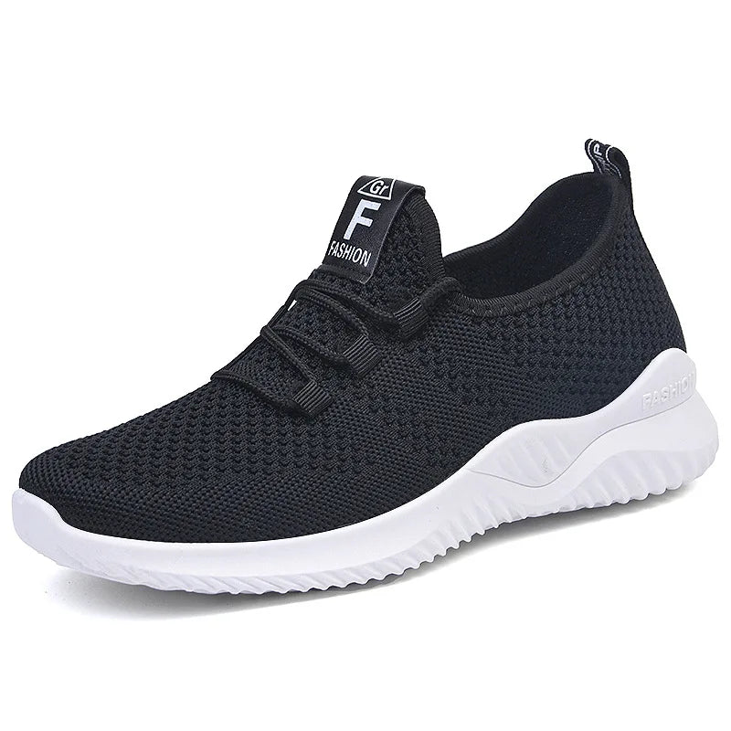 Women’s Lightweight Walking Sneakers .Breathable Mesh Comfort Shoes