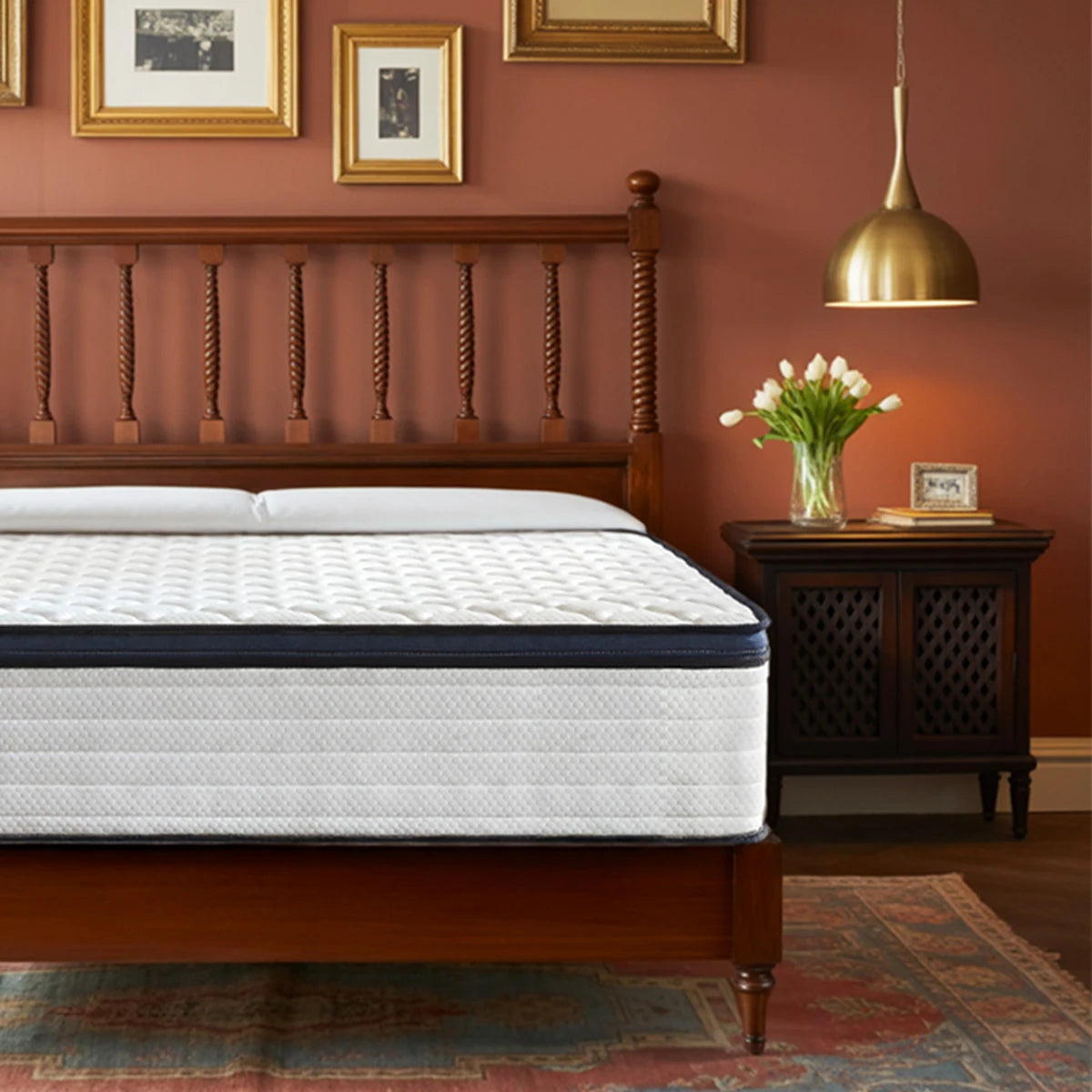 10 12 14 Inch Queen Size Hybrid Mattress Motion Isolation