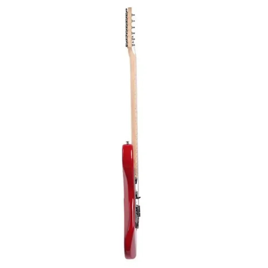 Glarry GST Electric Guitar Kit with Black Pickguard and Gig Bag  Red