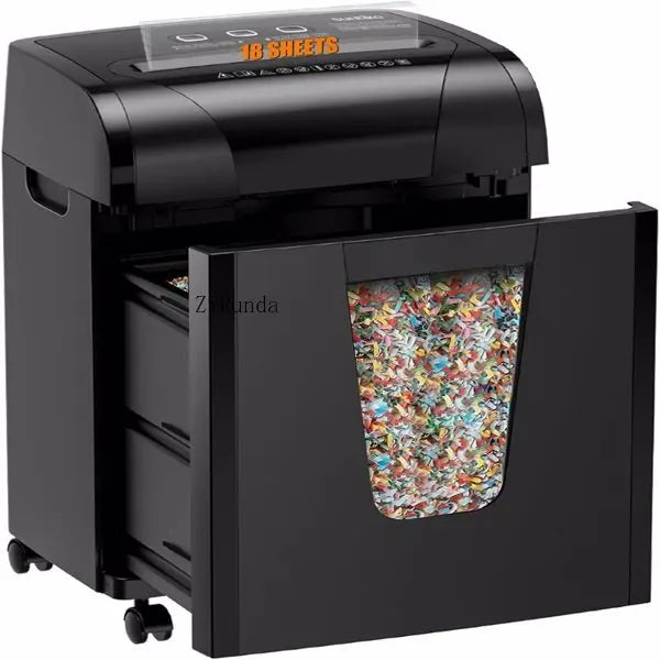 18-Sheet Cross-Cut Paper Shredder with P-4 Security Level