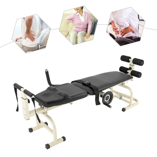 Medical Multifunctional Body Stretcher Leg Pulling Tensioner Fitness Traction Bed Max Load 120kg Suitable For 1.45-1.85m Adults
