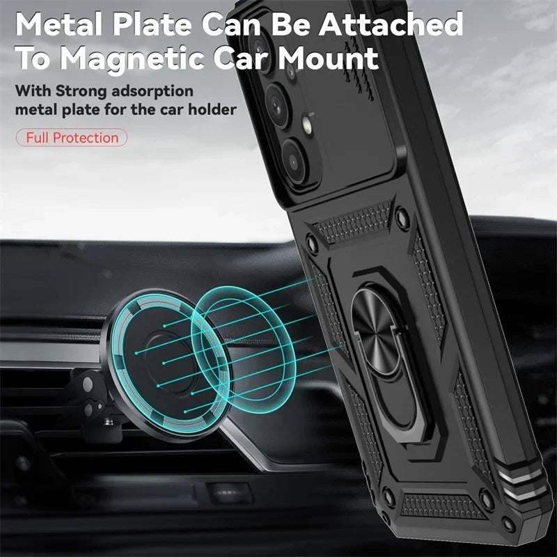 Heavy Duty Magnetic Armor Phone Case