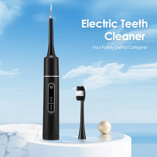 2 and 1 Electric Teeth Ultrasonic Electric Toothbrush Cleaner Dental Scaler Teeth Whitening Tartar Removal Sonic Tooth Brush