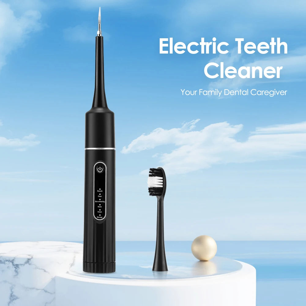 2 in 1 Electric Ultrasonic Toothbrush Teeth Whitening