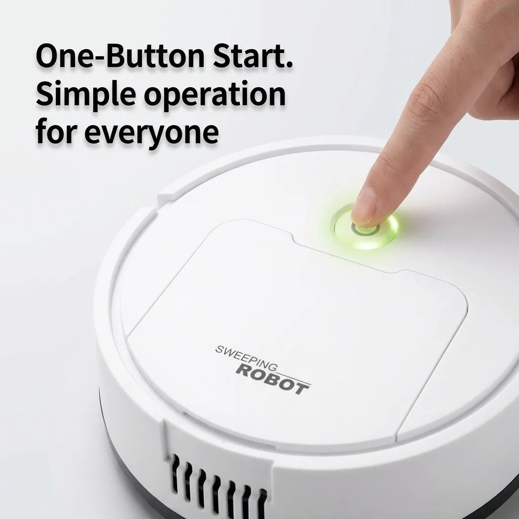 3-in-1 Mini Robot Vacuum | Sweep, Vacuum & Mop