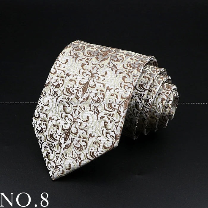 Luxury Paisley Men’s Business Necktie . Wedding & Formal Tie