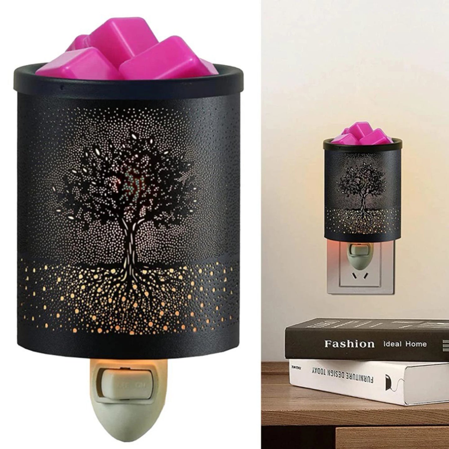 Wax Melt Warmer Electric Candle Wax Warmer for Scented Wax Metal