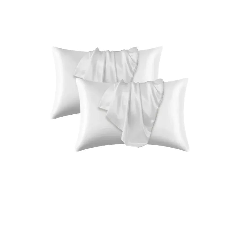 Silky Satin Pillowcase . Soft Hair & Skin Care Pillow Cover (Smooth, Cooling, Anti-Frizz)