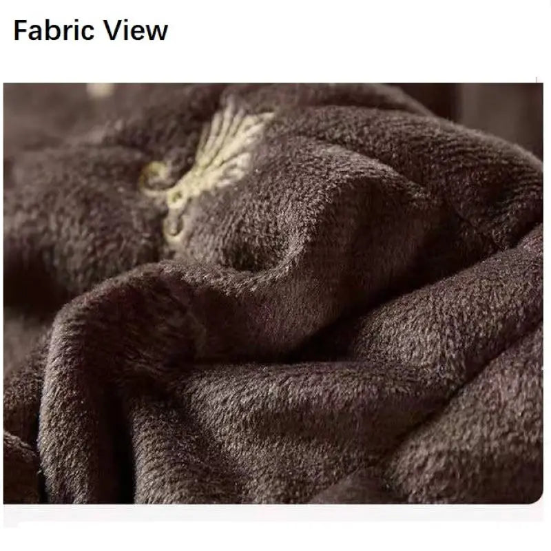 Luxury Plush Quilted Bedspread Set with Embroidered Trim