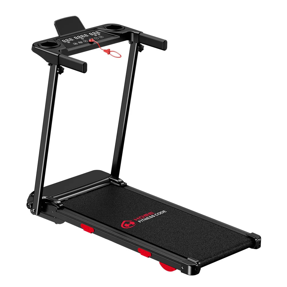 Folding Incline Treadmill. Portable Home Walking & Running Machine
