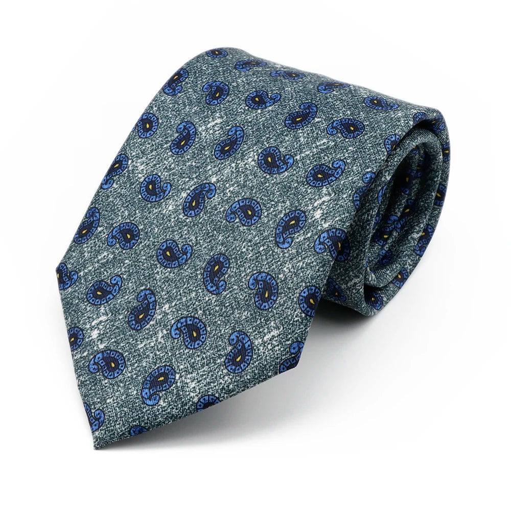 Men’s Luxury Silk Necktie .Classic Business, Wedding & Formal Dress Tie for Men