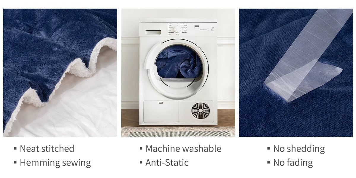 1 Pc Wool Sofa Blanket - Thick and Warm Winter Blanket, Soft Plush Christmas Blanket, Gift for Women, Gray, 50x60 inches