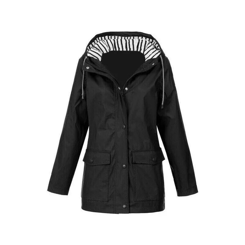 Winter Fleece Hooded Jacket Women Outdoor Mountaineering Coat