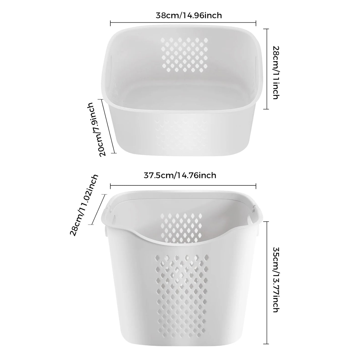 4-Tier Rolling Laundry Hamper and Bathroom Storage Organizer with Wheels