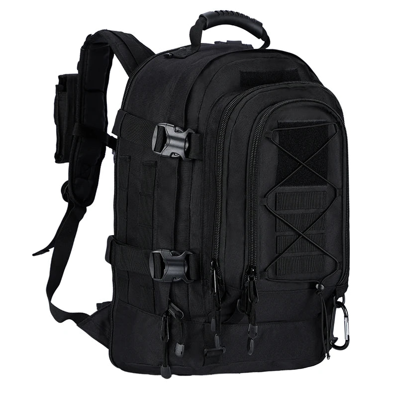 60L Tactical Hiking Backpack with MOLLE Webbing