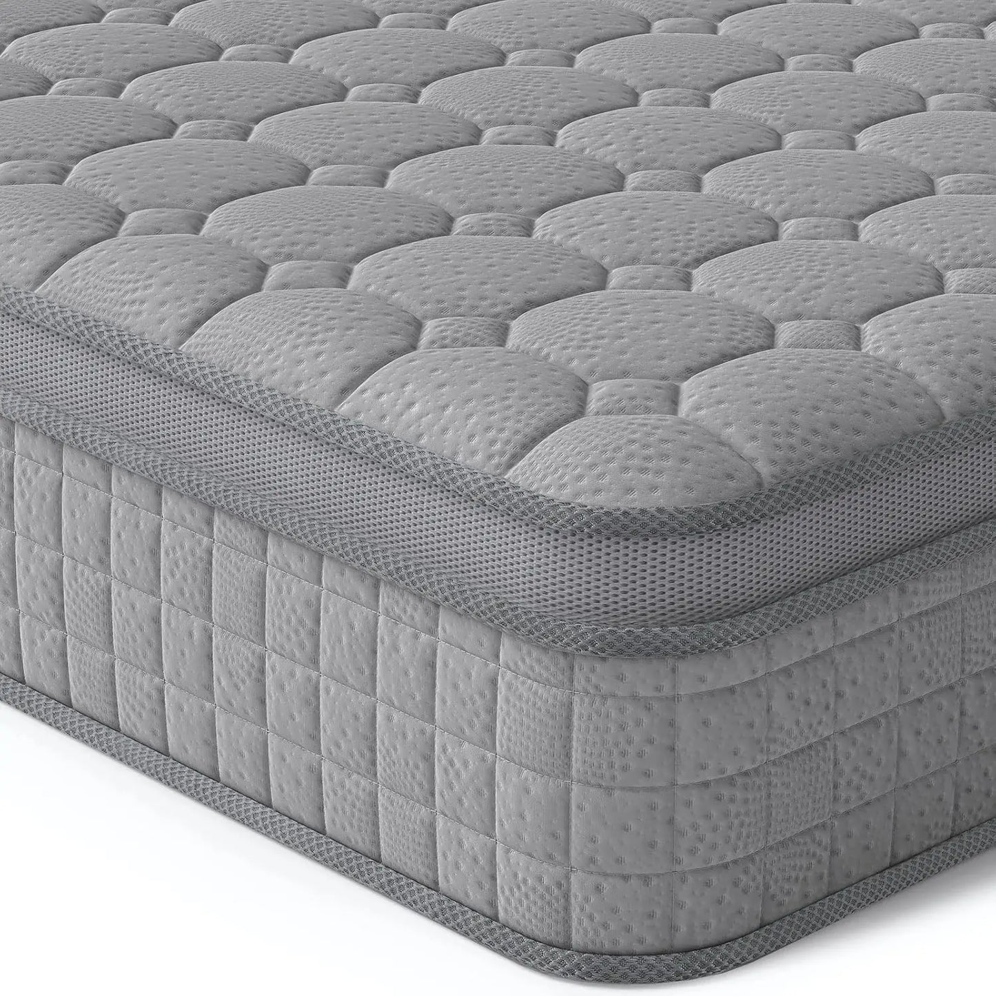 12 Inch Multilayer Hybrid Queen Mattress Multiple Sizes Styles Available Ergonomic Design with Memory Foam and Pocket Spring Med