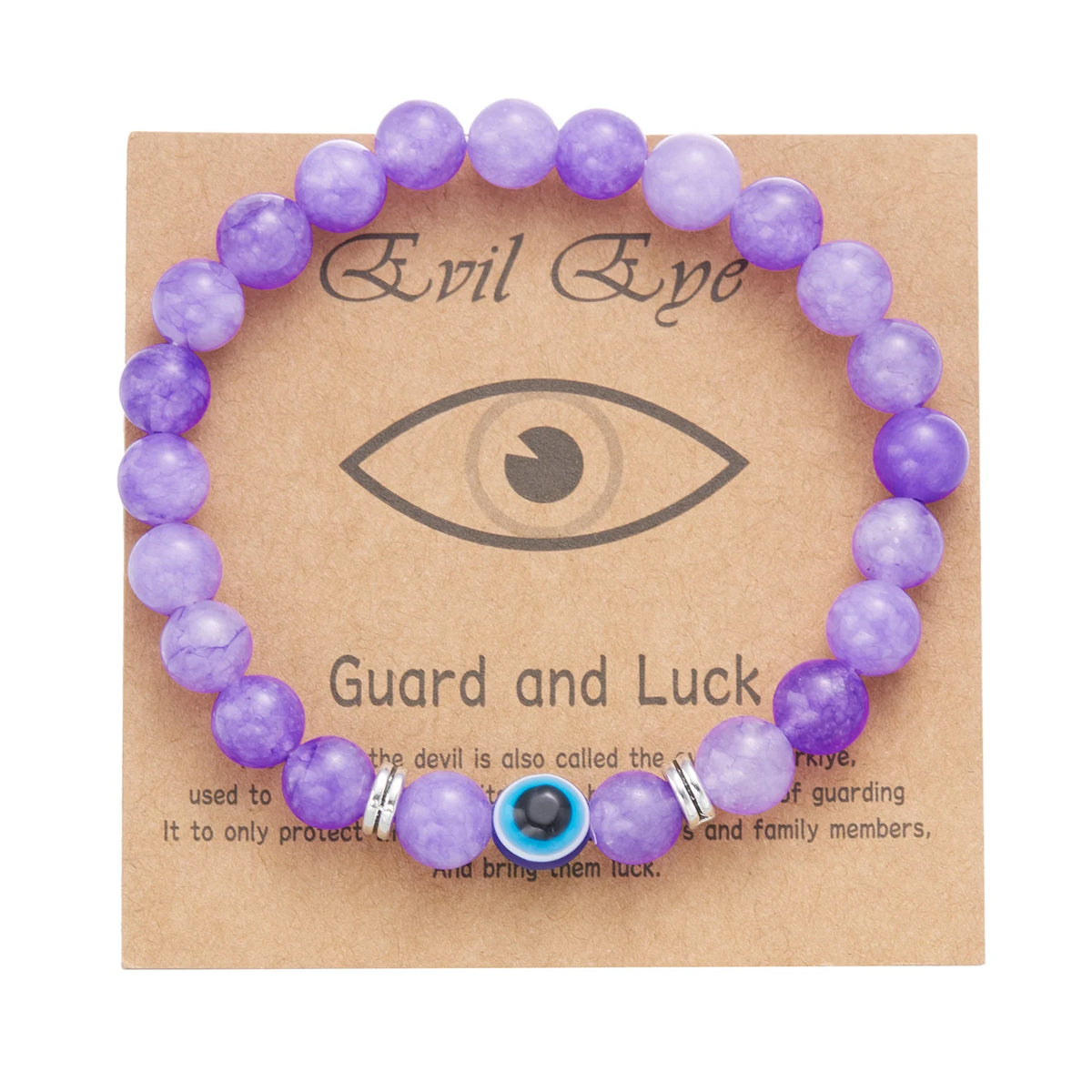 Evil Eye Beaded Bracelet  Multicolor Options