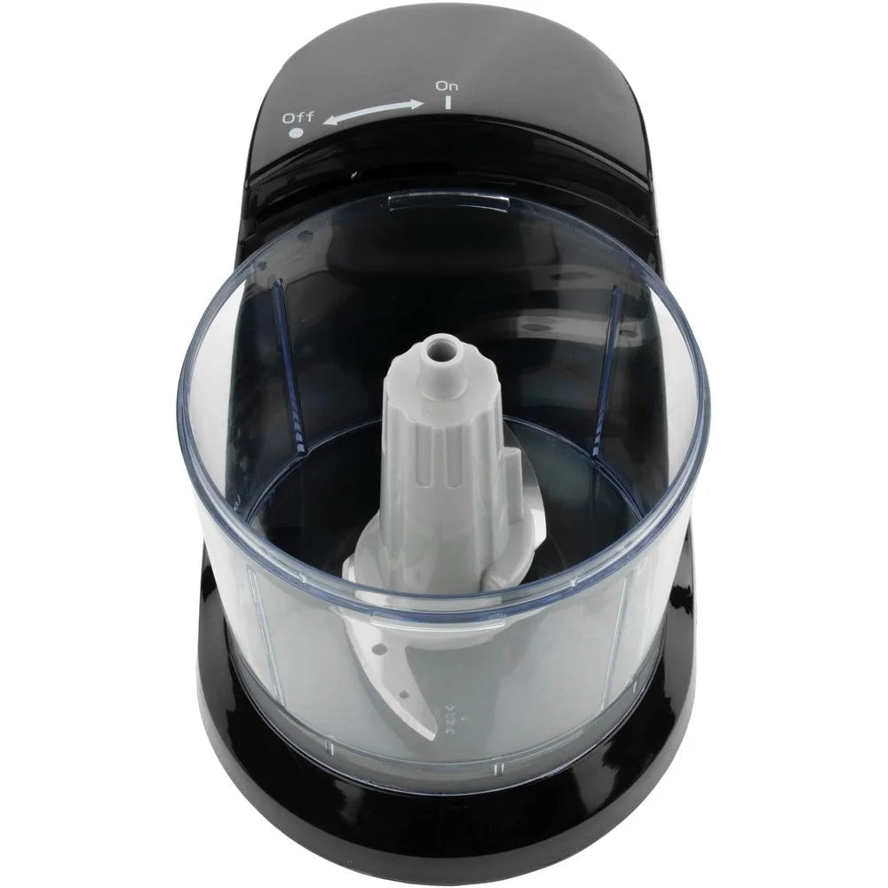 1.5 Cup Mini Food Chopper Compact Design Stainless Steel Blades Easy Operation Kitchen Prep Dips Salsas Veggies Spices Ideal
