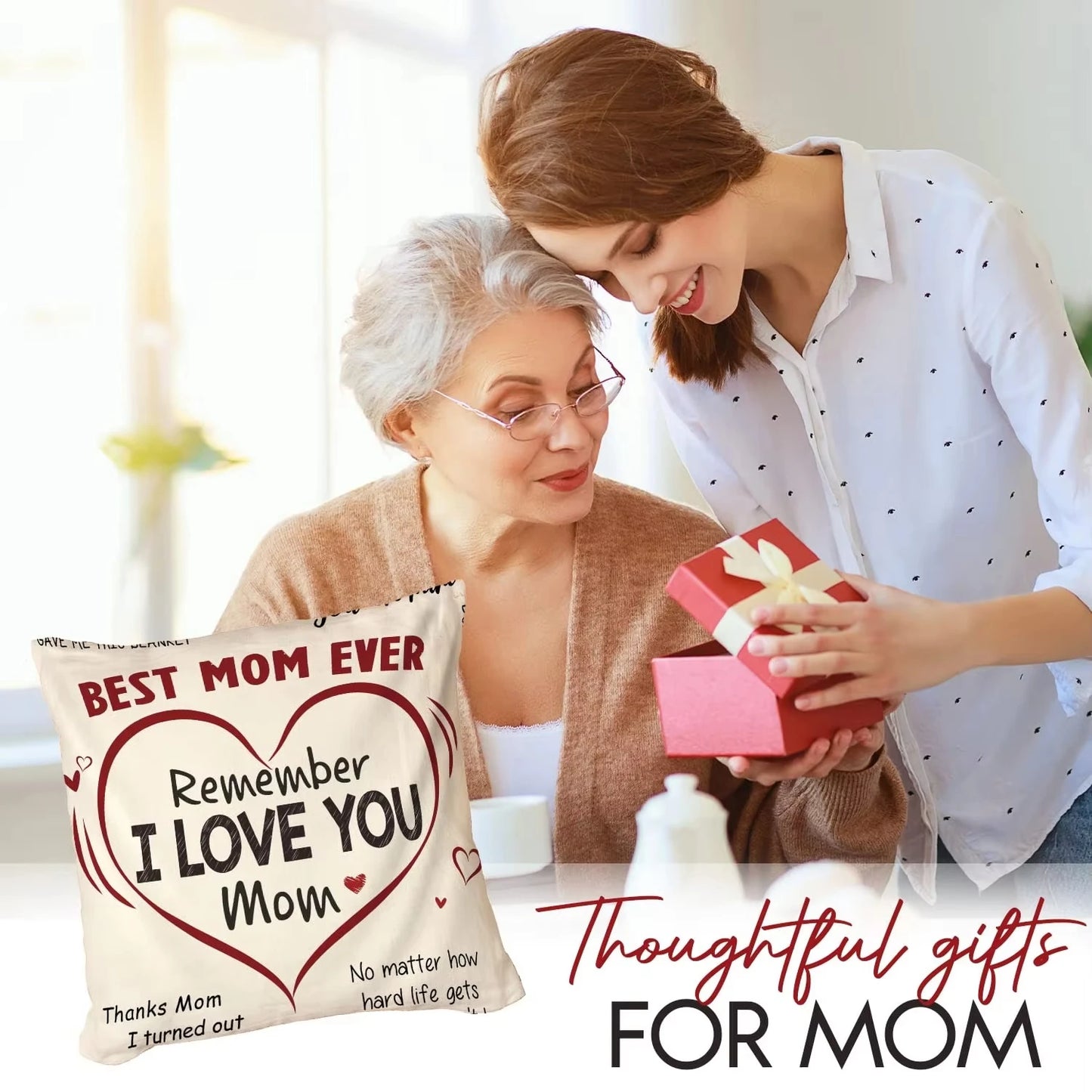 Best Mom Ever Cozy Flannel Throw Blanket.  Heartfelt Gift for Mom