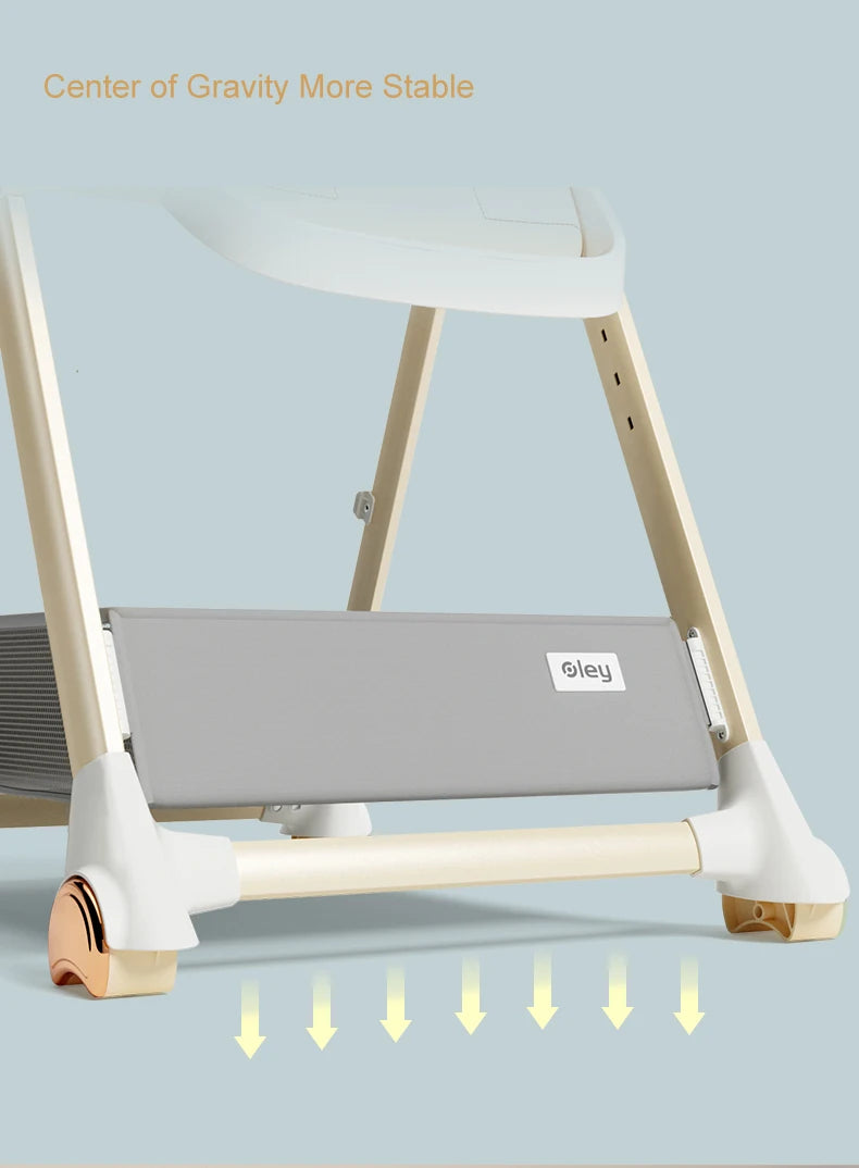 7-in-1 Convertible Baby High Chair with Adjustable Tray & Foldable Design