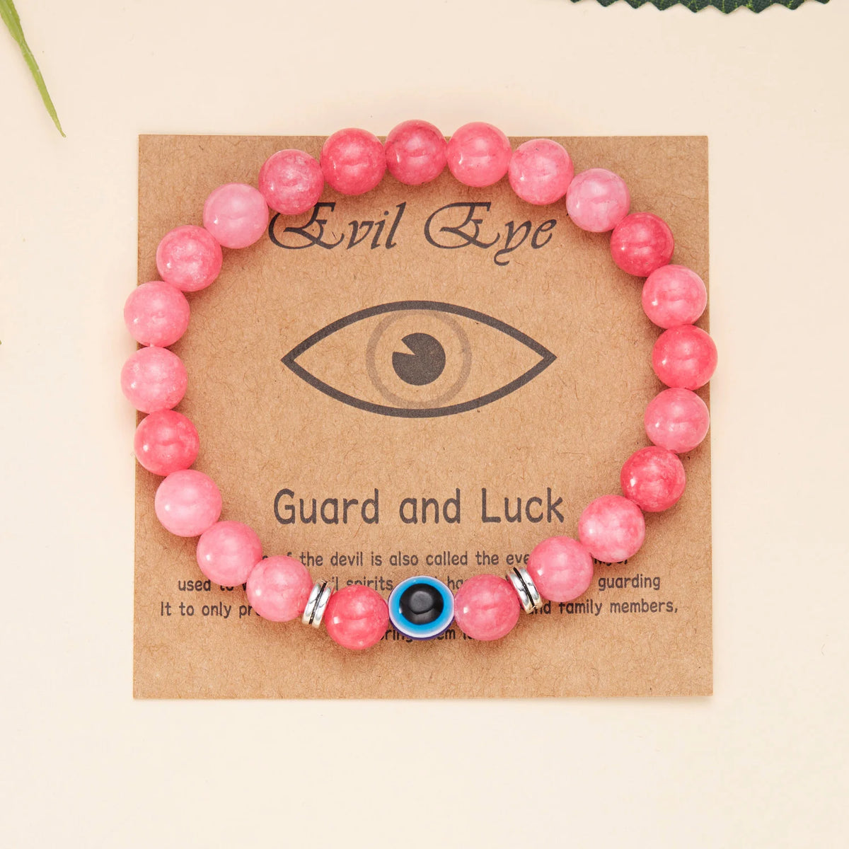 Evil Eye Beaded Bracelet  Multicolor Options